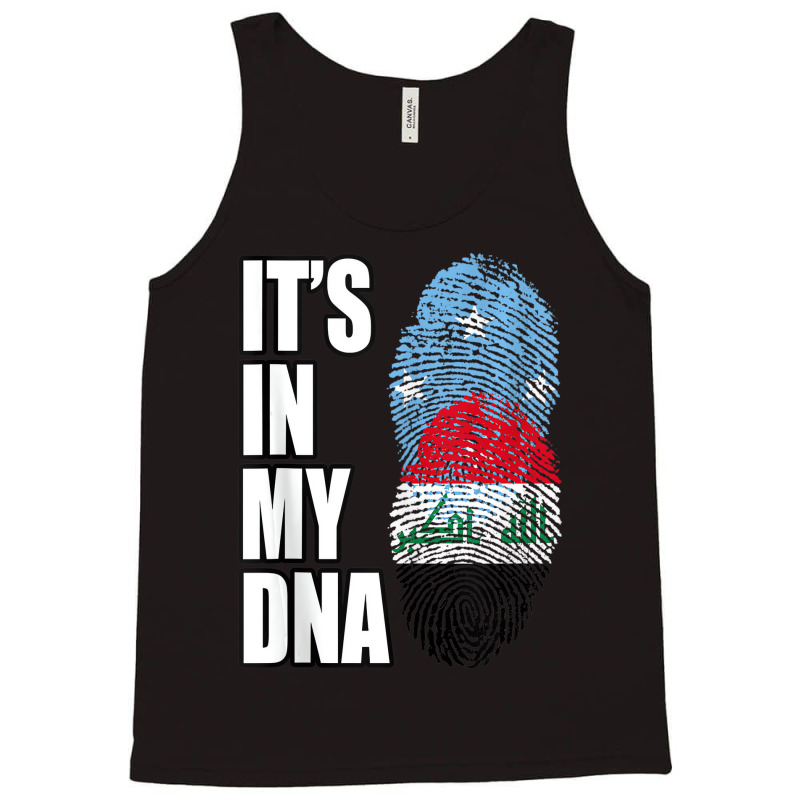 Iraqi And Micronesian Mix Dna Heritage Flag Tank T Tank Top by ravand | Artistshot