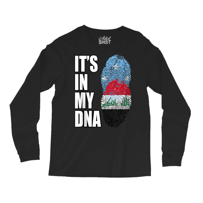 Iraqi And Micronesian Mix Dna Heritage Flag Tank T Long Sleeve Shirts by ravand | Artistshot