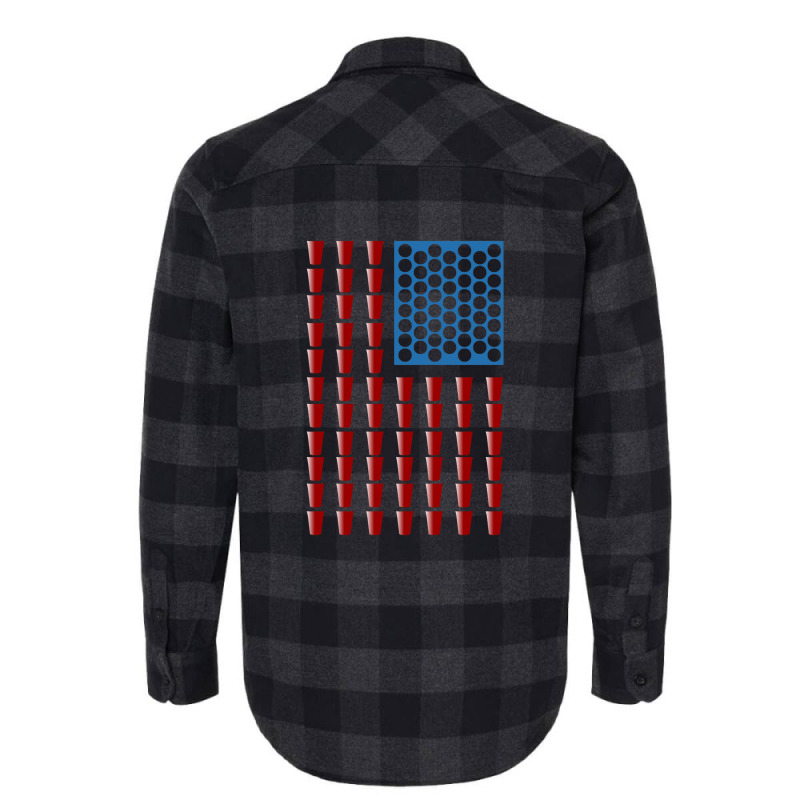 Usa Beer Pong Champ Funny Flannel Shirt | Artistshot