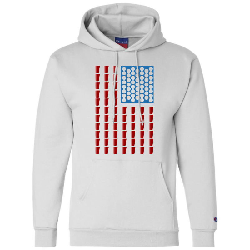 Usa Beer Pong Champ Funny Champion Hoodie | Artistshot