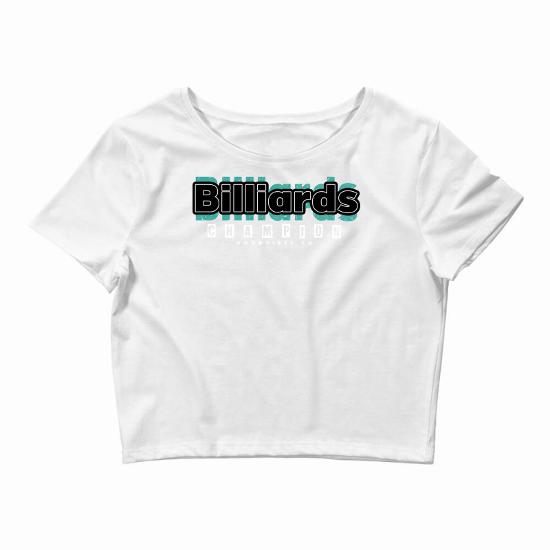 Billiards Champ Crop Top by dabreutatsig | Artistshot