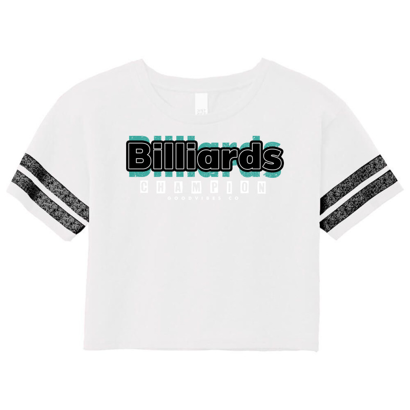 Billiards Champ Scorecard Crop Tee by dabreutatsig | Artistshot