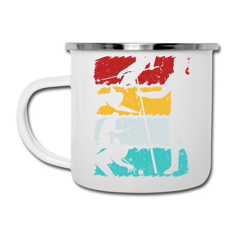 Billiards 8 Ball Retro Design For Pool Player Vint Camper Cup | Artistshot