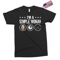 Im A Simple Woman 8 Ball Pool Cue Billiards Exclusive T-shirt | Artistshot