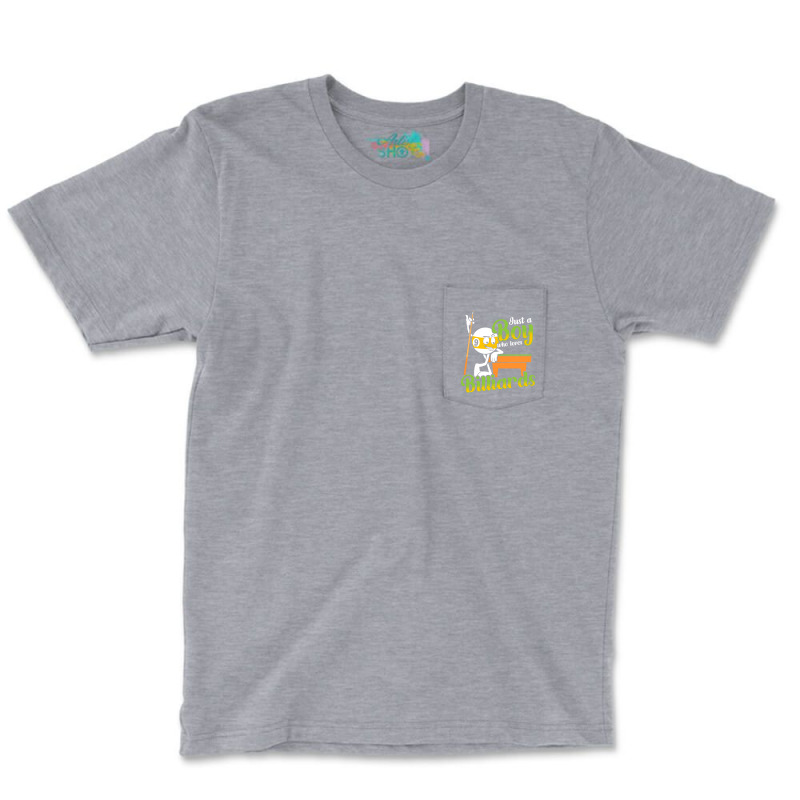 Just A Boy Who Loves Billiards Pocket T-shirt | Artistshot