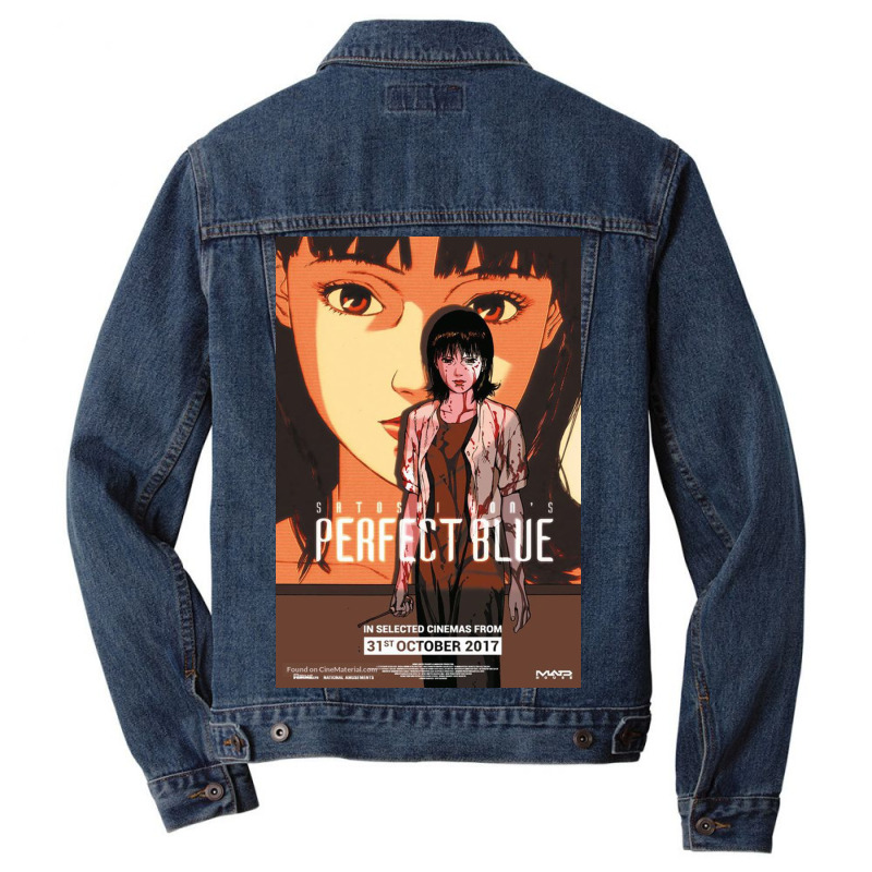 Perfect Blue Men Denim Jacket by loraineseria | Artistshot