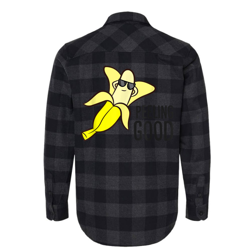 Banana Peeling Good Banana With Sunglasses Love Ba Flannel Shirt by sudhirka | Artistshot