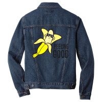 Banana Peeling Good Banana With Sunglasses Love Ba Men Denim Jacket | Artistshot