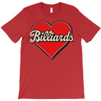 Billiards Mom Billiards Retro Heart T-shirt | Artistshot