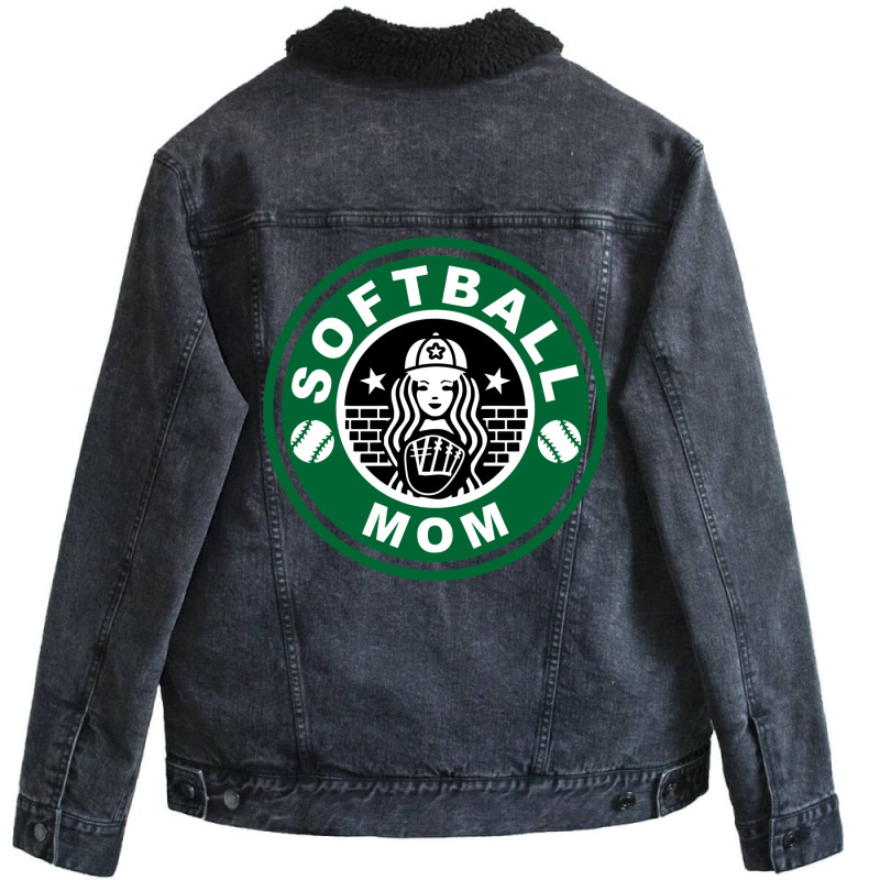 Softball Mom Unisex Sherpa-Lined Denim Jacket by micsikhibinop | Artistshot