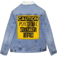 Billiards Hob Unisex Sherpa-lined Denim Jacket | Artistshot