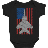 Hot Trend F-15 Eagle Jet Fighter Vintage Color Ame Baby Bodysuit | Artistshot