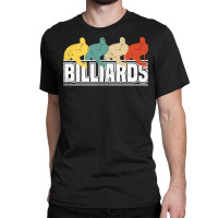 Billiards Pool Vintage Retro Billiards Player Classic T-shirt | Artistshot