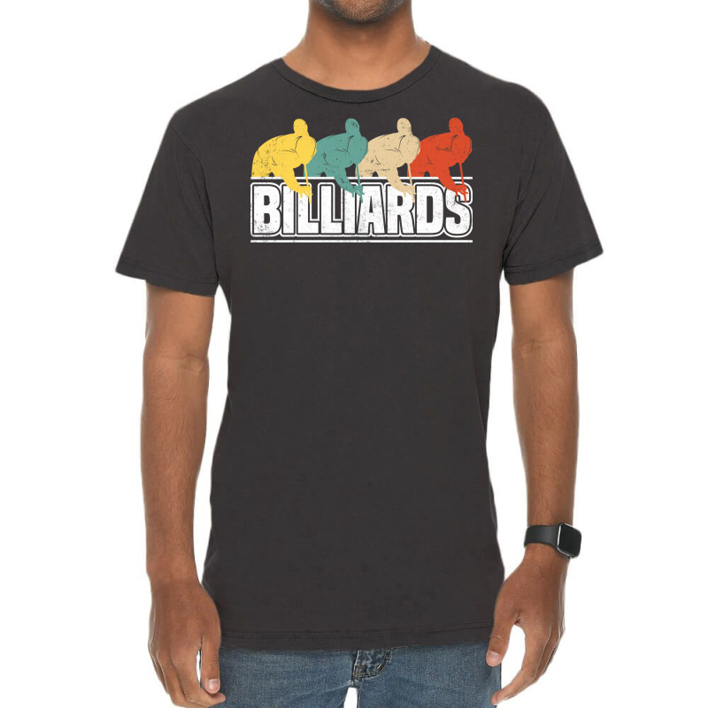 Billiards Pool Vintage Retro Billiards Player Vintage T-shirt | Artistshot