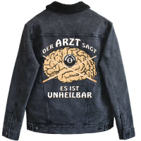 Billiards The Doctor Says It Is Incurable Unisex Sherpa-lined Denim Jacket | Artistshot