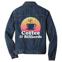 Coffee And Billiards Men Denim Jacket | Artistshot