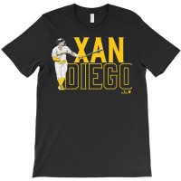 Xander Bogaerts   Xan Diego Swing   San Diego Base T-shirt | Artistshot