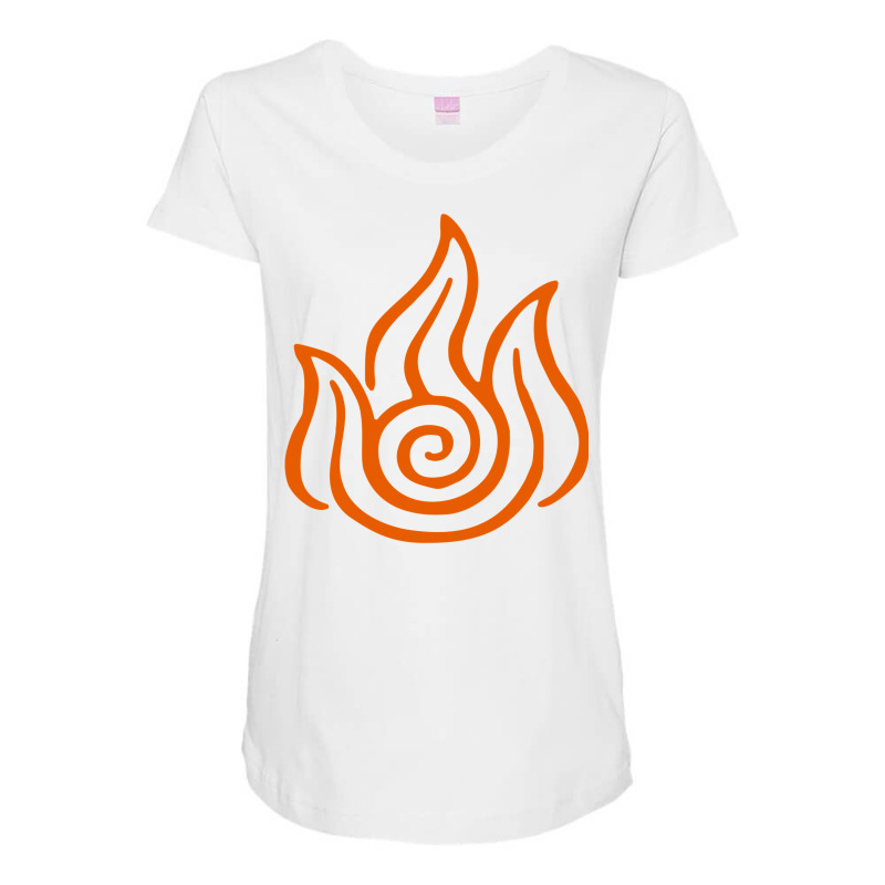 Fire Symbol   Fire Nation Maternity Scoop Neck T-shirt by vanasasunilan | Artistshot