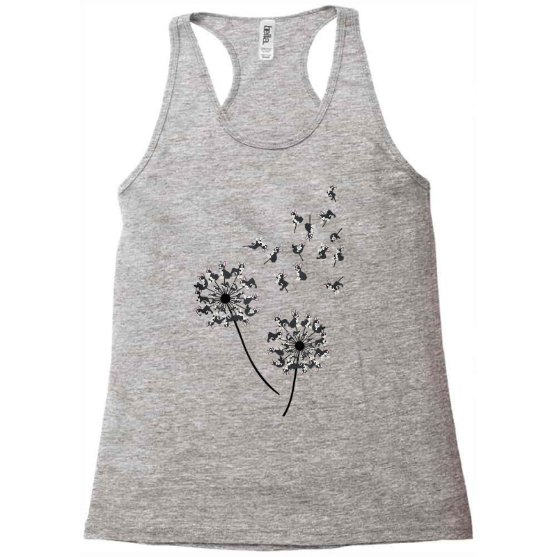 Dandelion Boston Terrier Gift Tank Top Racerback Tank by aiiluurosy | Artistshot