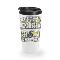 Funny Billiards What Shoots Like A Girl Means Travel Mug | Artistshot