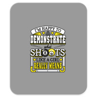 Funny Billiards What Shoots Like A Girl Means Mousepad | Artistshot