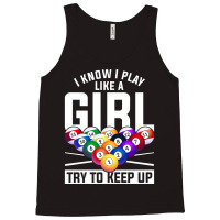 Funny Pool Player Girls Snooker Billiard Tank Top | Artistshot