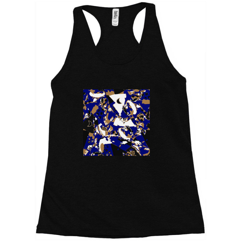 Flock Of Beautiful Birds Birds On A Fanta Funny Stylestic Sky Watercol Racerback Tank by agus03 | Artistshot