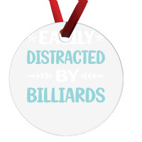 Funny Easily Distracted By Billiards Ornament | Artistshot