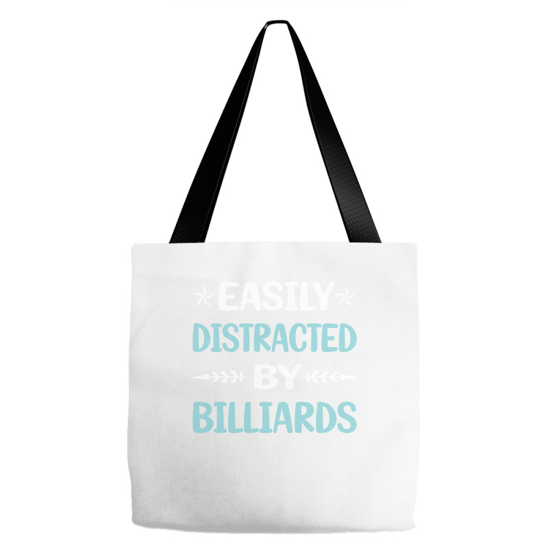 Funny Easily Distracted By Billiards Tote Bags | Artistshot