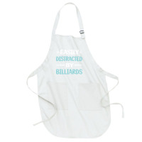 Funny Easily Distracted By Billiards Full-length Apron | Artistshot