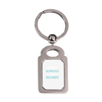 Funny Easily Distracted By Billiards Silver Rectangle Keychain | Artistshot