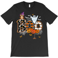 Boo Creepy Owl Pumpkin Ghost Funny Halloween Costu T-shirt | Artistshot