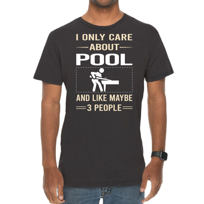 Funny 3 People Pool Vintage T-shirt | Artistshot