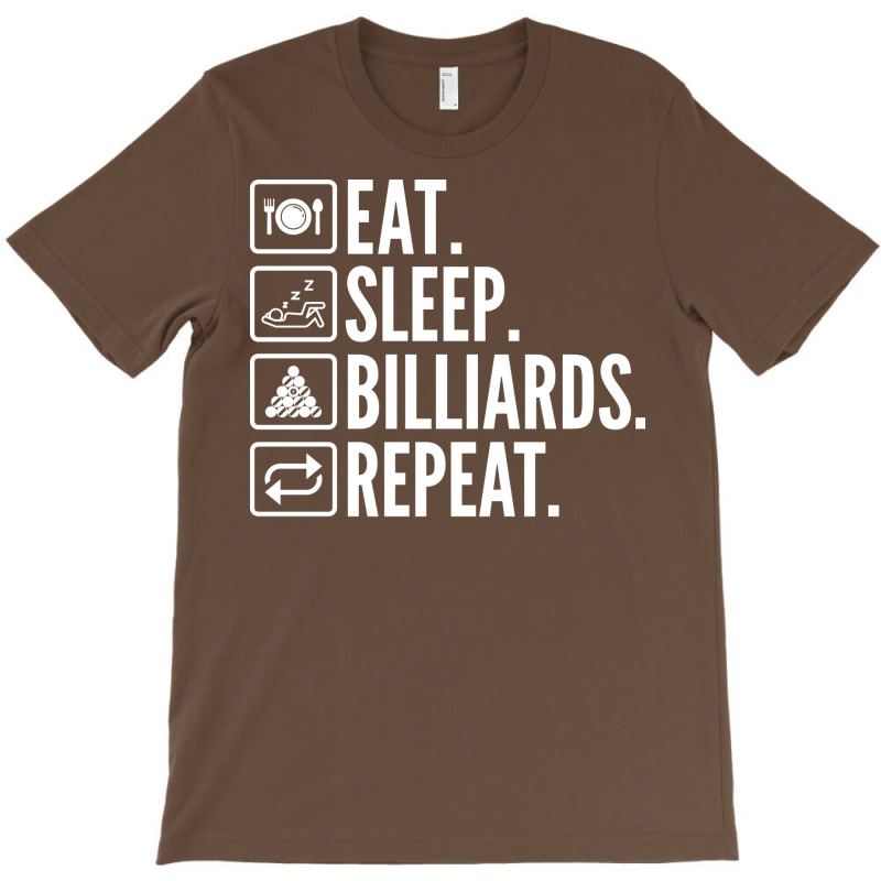 Eat Sleep Billiards Repeat (3) T-shirt | Artistshot