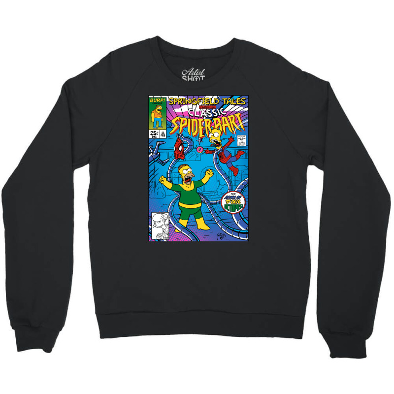 Spider Bart Vs D'ohc Ock Crewneck Sweatshirt by micsikhibinop | Artistshot