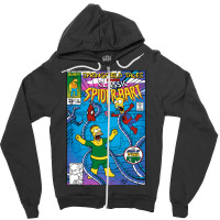 Spider Bart Vs D'ohc Ock Zipper Hoodie | Artistshot