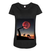 Fullmoon Maternity Scoop Neck T-shirt | Artistshot