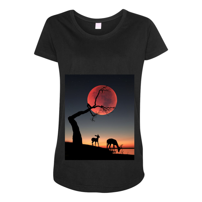 Fullmoon Maternity Scoop Neck T-shirt | Artistshot