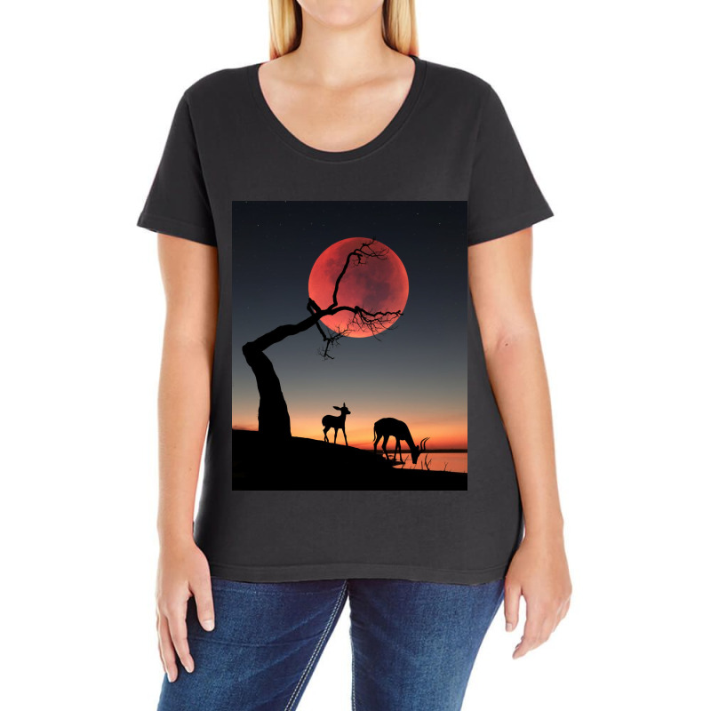 Fullmoon Ladies Curvy T-shirt | Artistshot