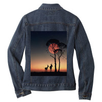 Gazalle Ladies Denim Jacket | Artistshot