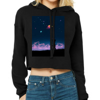 Galaxy Cropped Hoodie | Artistshot