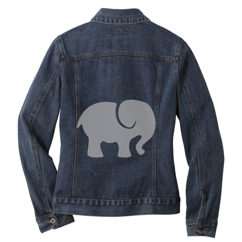 Elephant Cub Ladies Denim Jacket | Artistshot