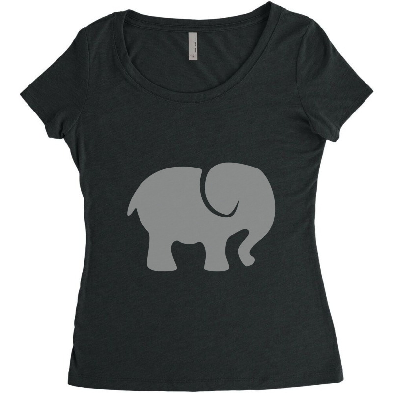 Elephant Cub Women's Triblend Scoop T-shirt | Artistshot