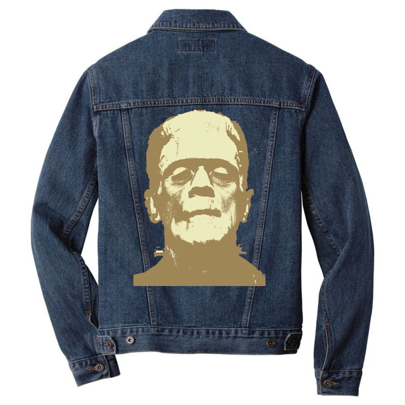 Frankenstein Brown Men Denim Jacket | Artistshot