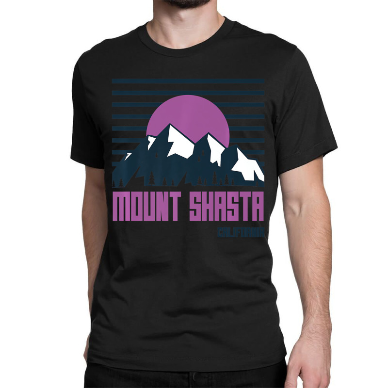 Mount Shasta Mountains California Hiking Outdoors Classic T-shirt | Artistshot