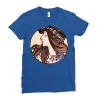 Stained Glass Window For The Facade Of The Fouquet Ladies Fitted T-shirt | Artistshot