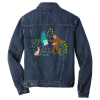 The Creative Sasquatch Nostalgia Men Denim Jacket | Artistshot