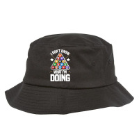 I Don't Know What I'm Doing Funny Pool Billiards Bucket Hat | Artistshot