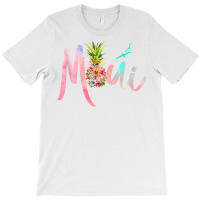 Pineapple Flowers Maui Hawaii Summer Vintage Maui T-shirt | Artistshot