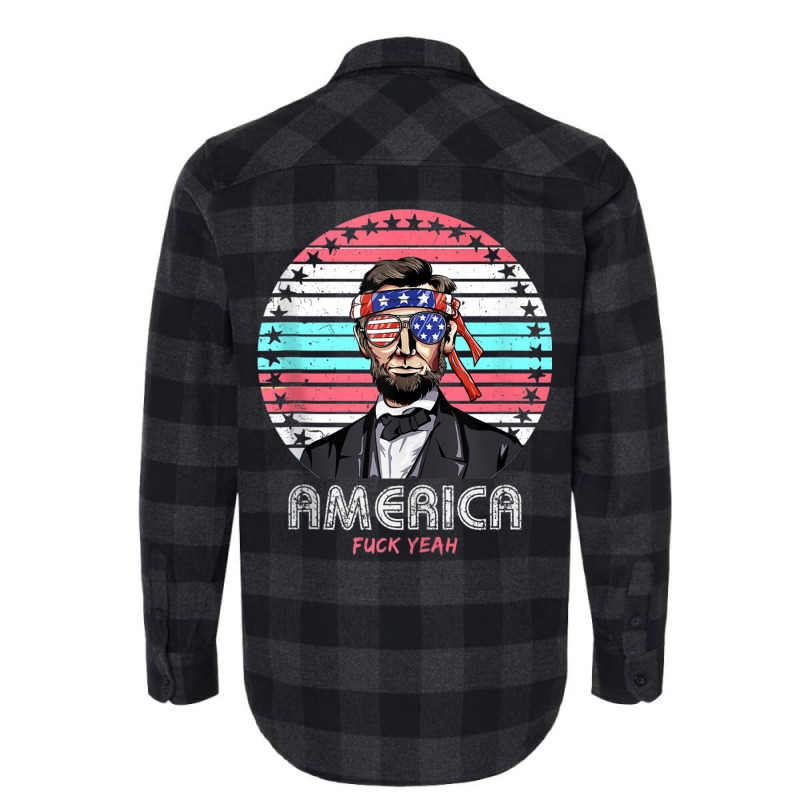 Mens Womens Shirt Lincoln America Fuck Yeah Vintag Flannel Shirt by gabuya | Artistshot